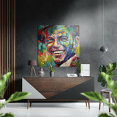 Frank Sinatra Brushed Aluminium Dibond Wall Art.
